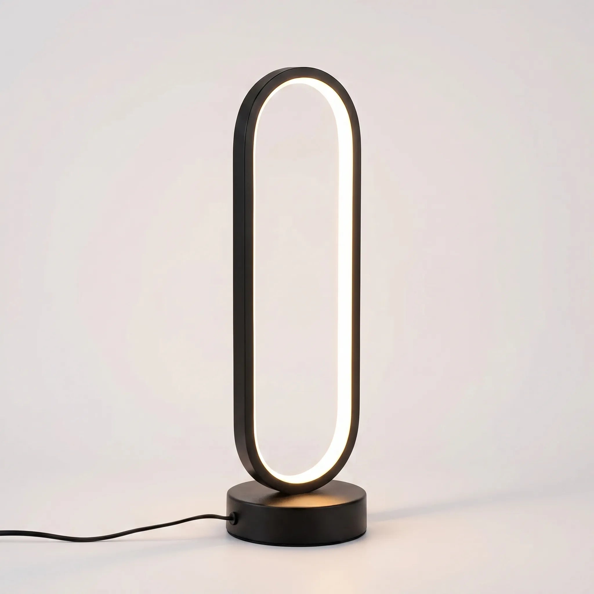 Lumoval - Modern LED Table Lamp- Ambient Bedside Lighting